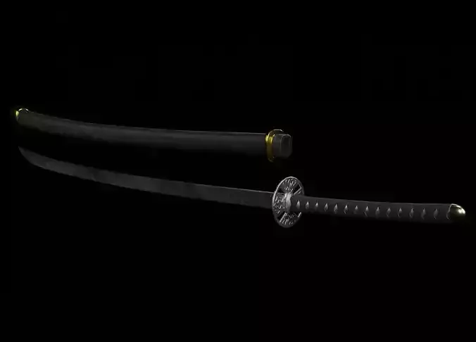 Katana  PBR low-poly