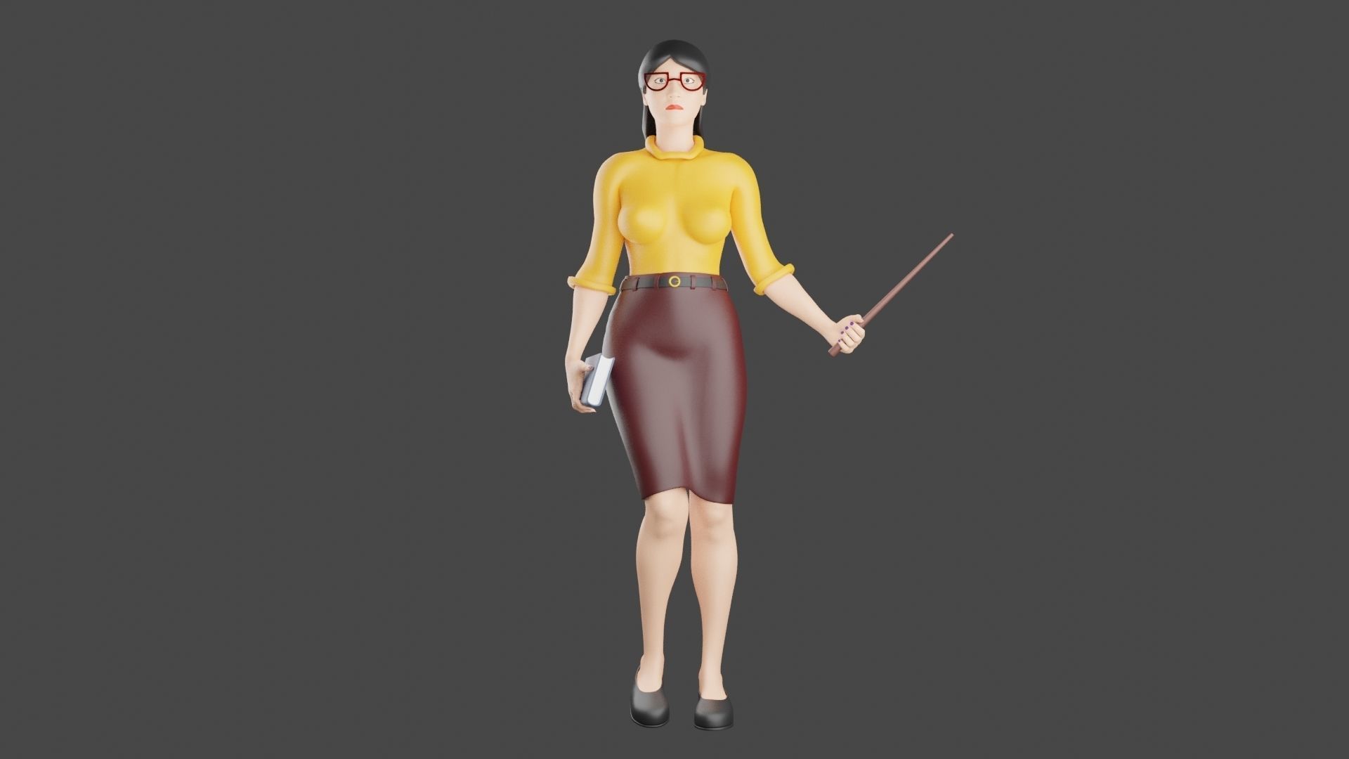 Teacher 3D Model 3D print model_1
