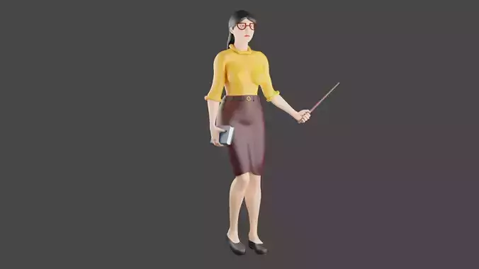 Teacher 3D Model 3D print model