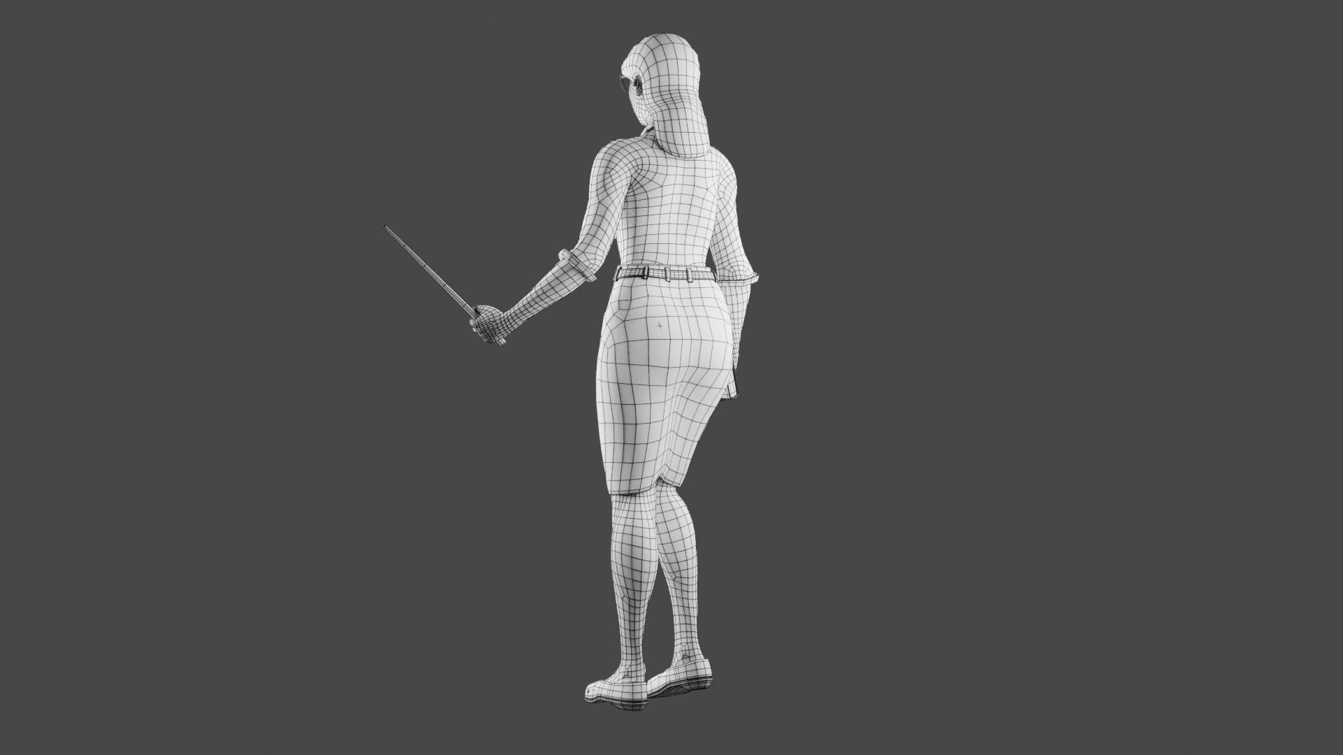Teacher 3D Model 3D print model_7