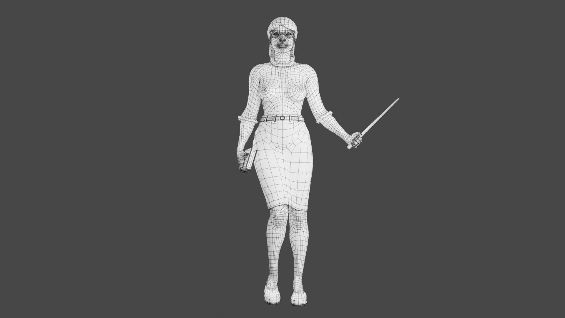 Teacher 3D Model 3D print model_6