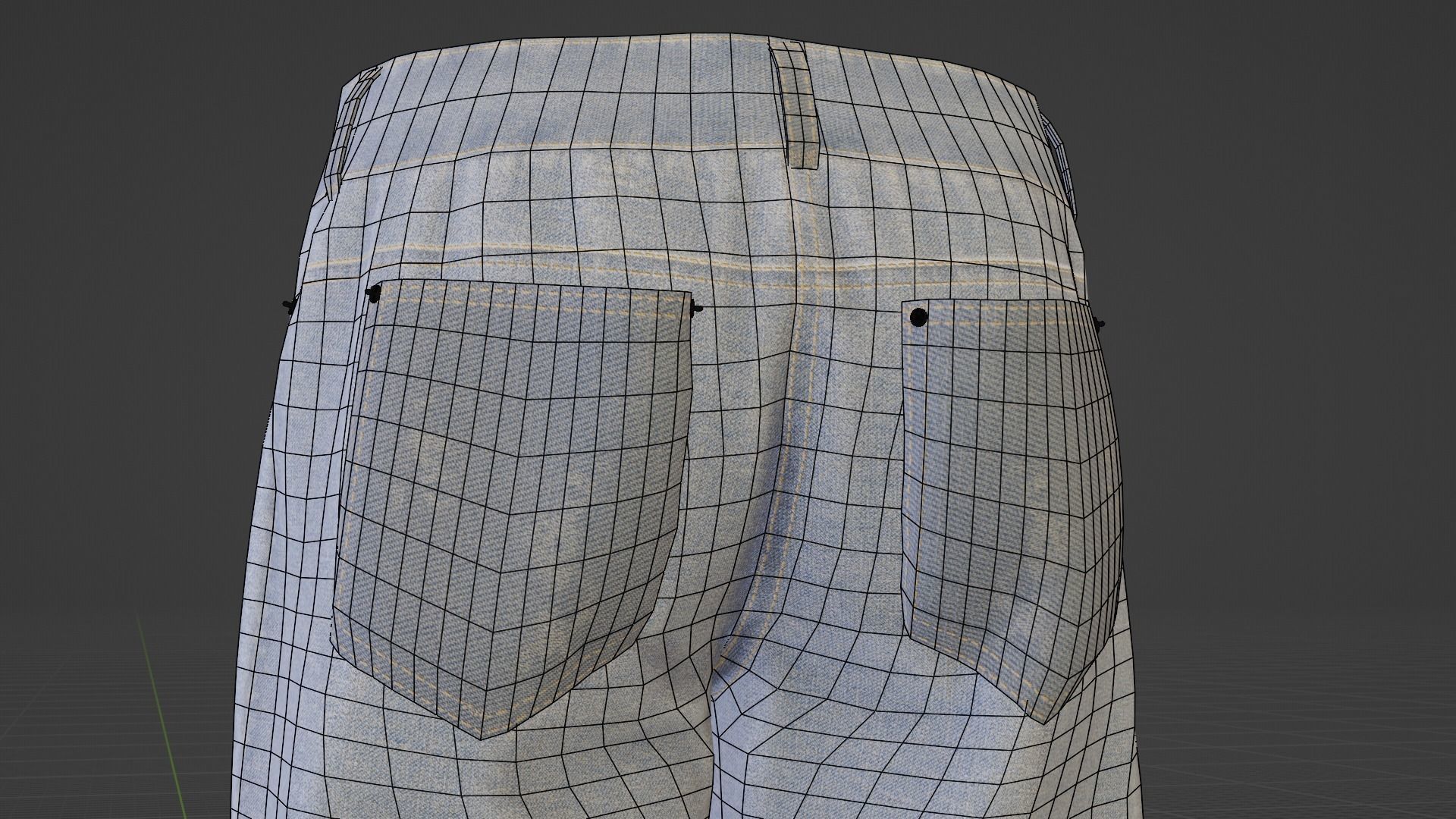 Man outfit v1 - Jean only 1 piece 3D model_24