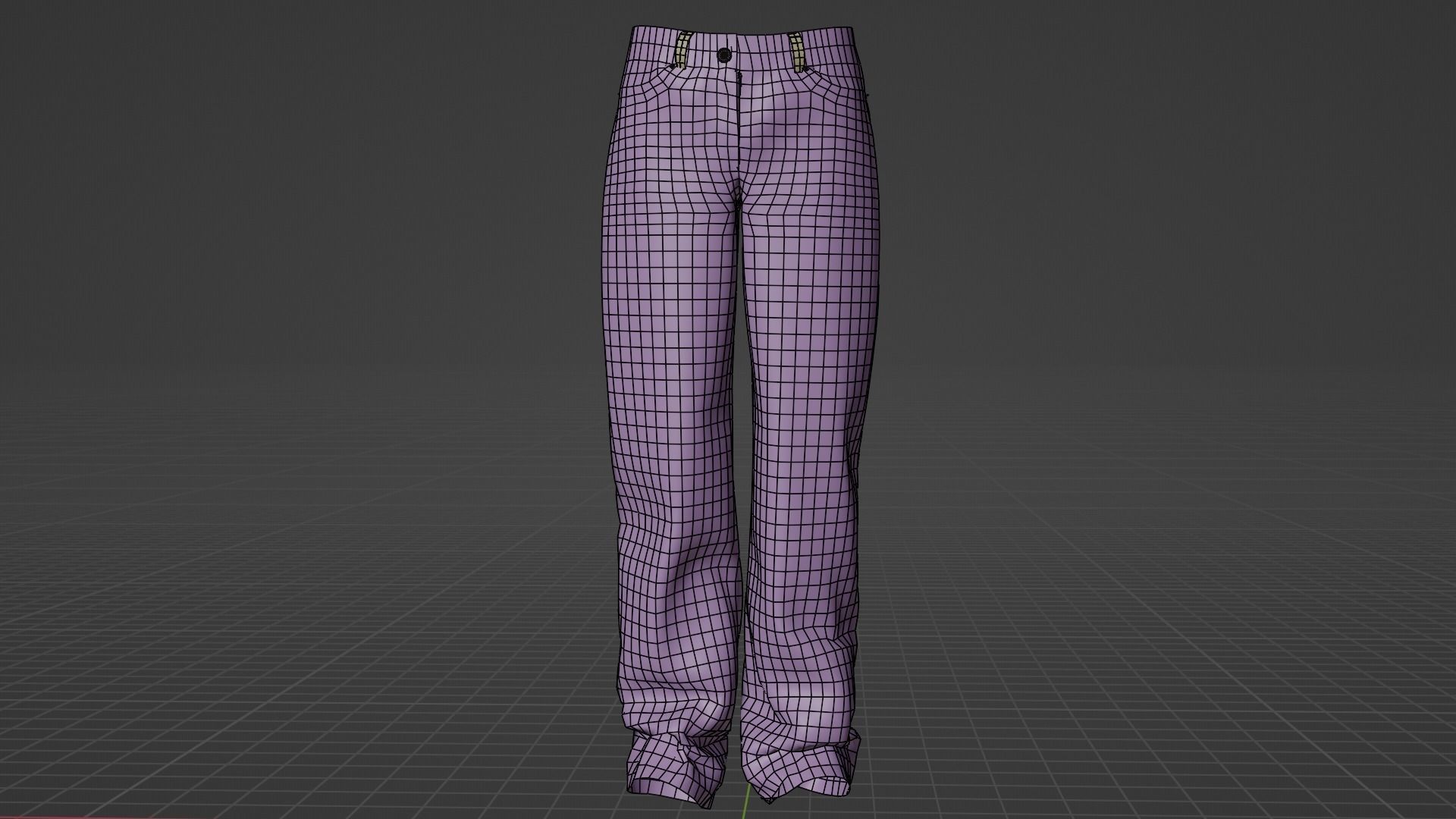 Man outfit v1 - Jean only 1 piece 3D model_21