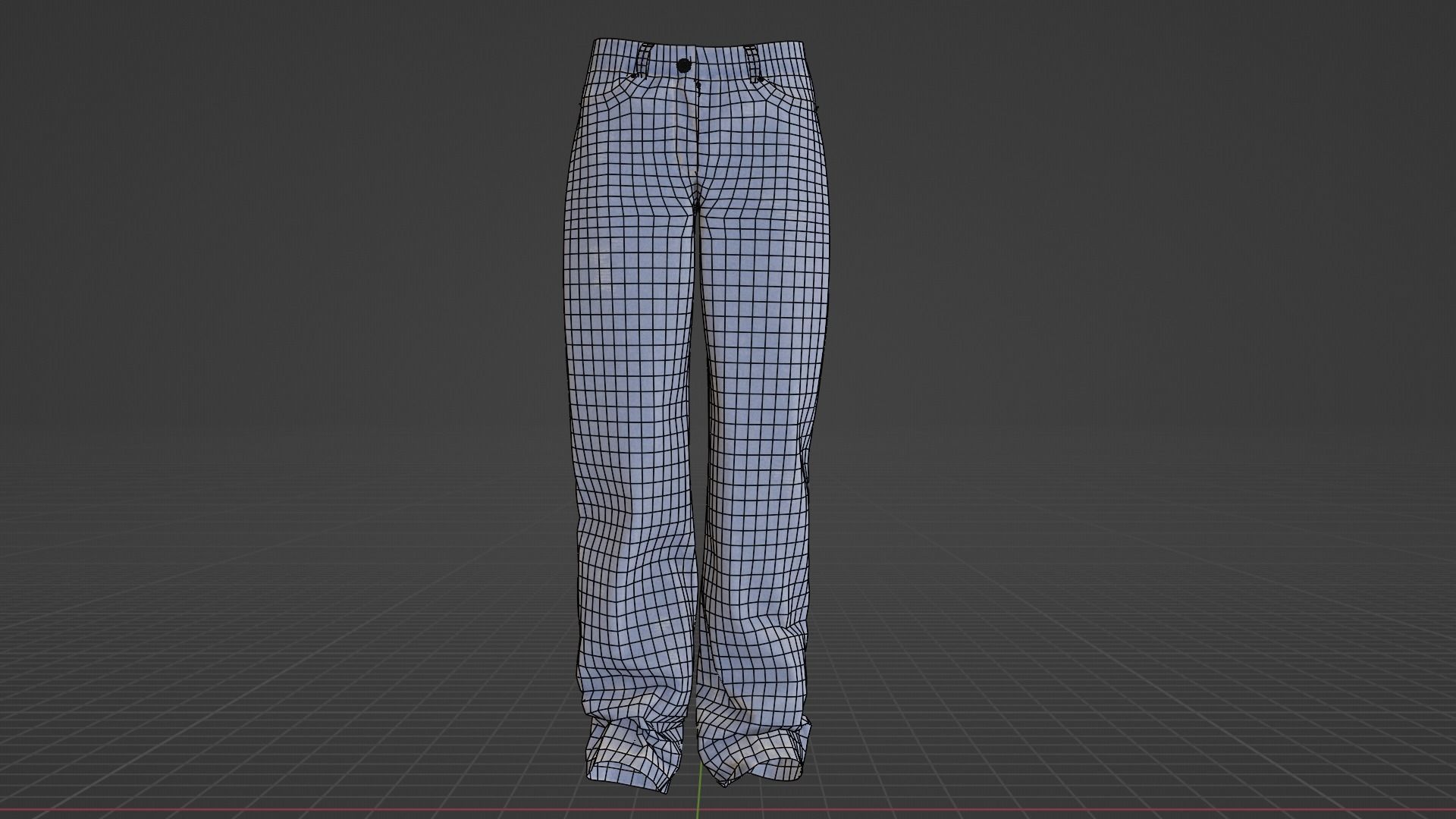 Man outfit v1 - Jean only 1 piece 3D model_19