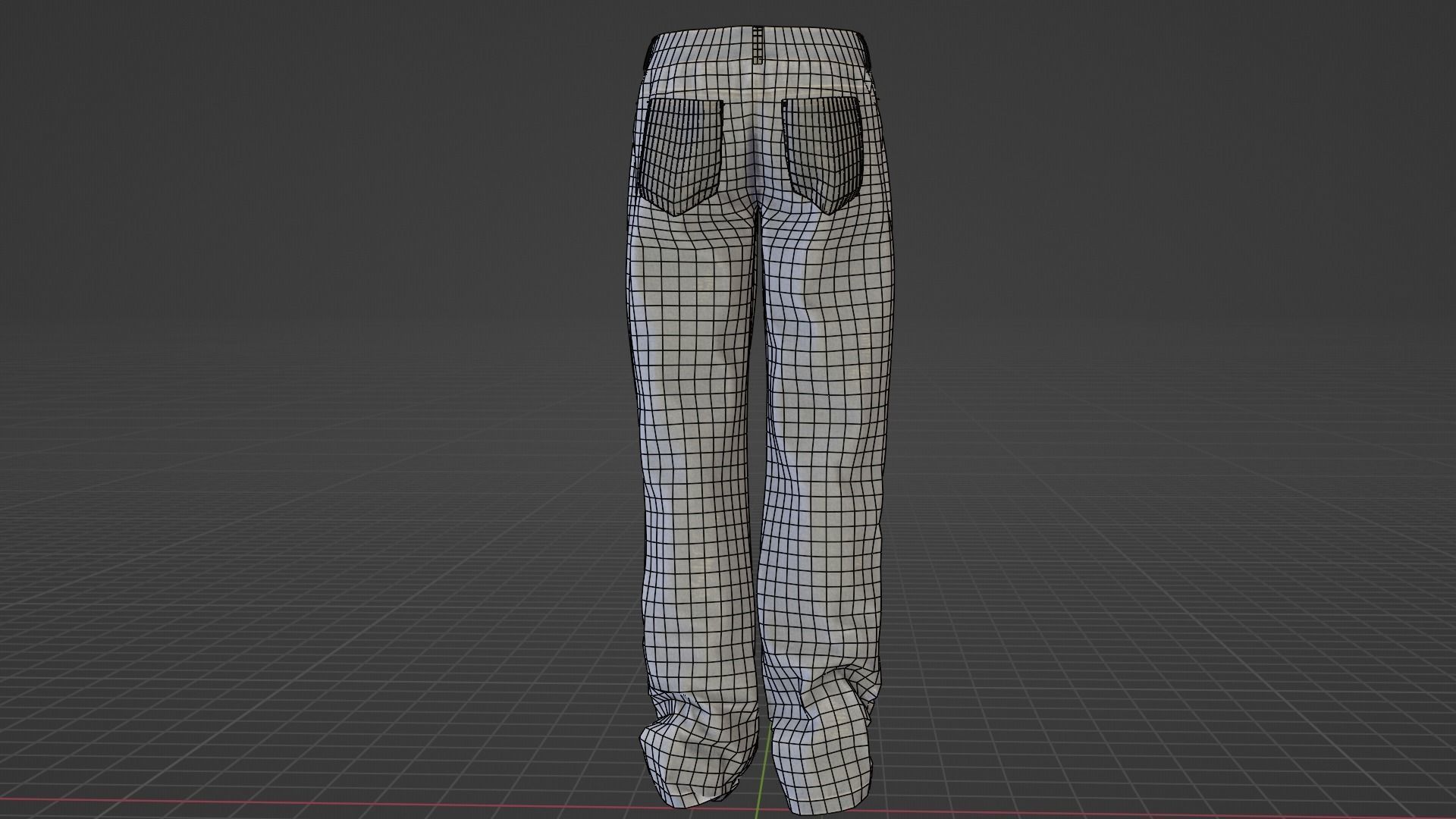 Man outfit v1 - Jean only 1 piece 3D model_20
