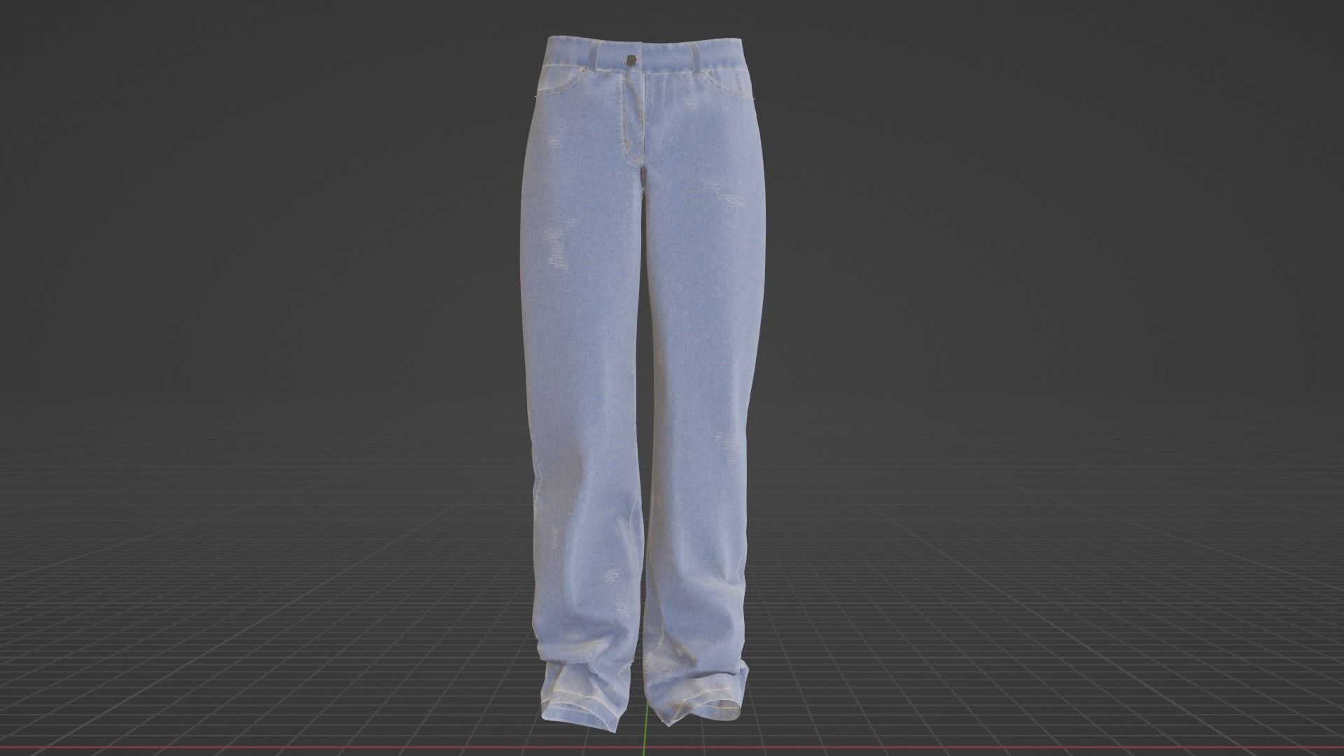 Man outfit v1 - Jean only 1 piece 3D model_18