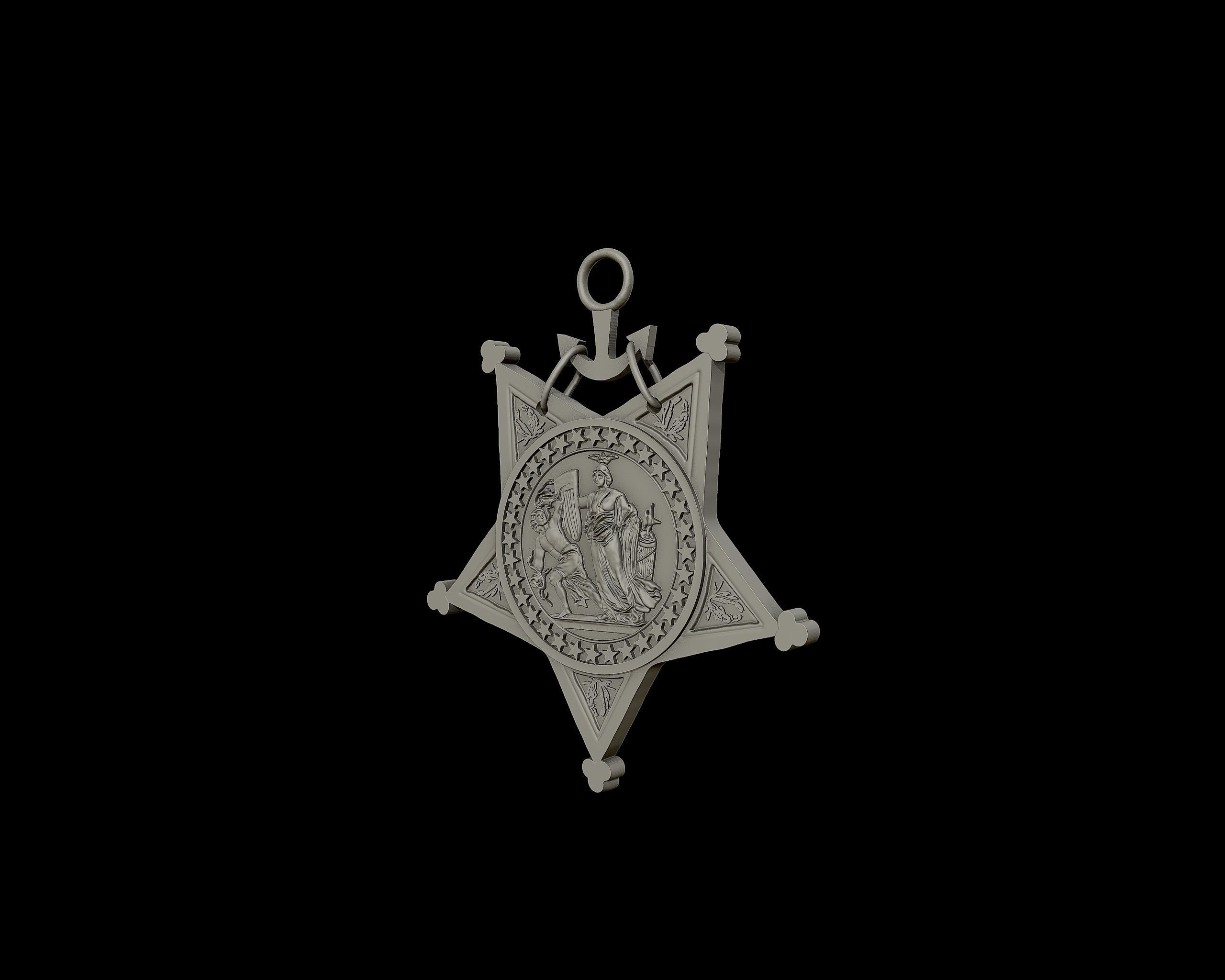 Navy Medal of Honor  3D print model_8