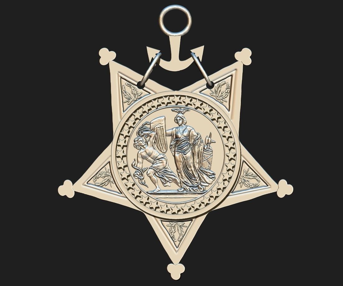 Navy Medal of Honor  3D print model_5
