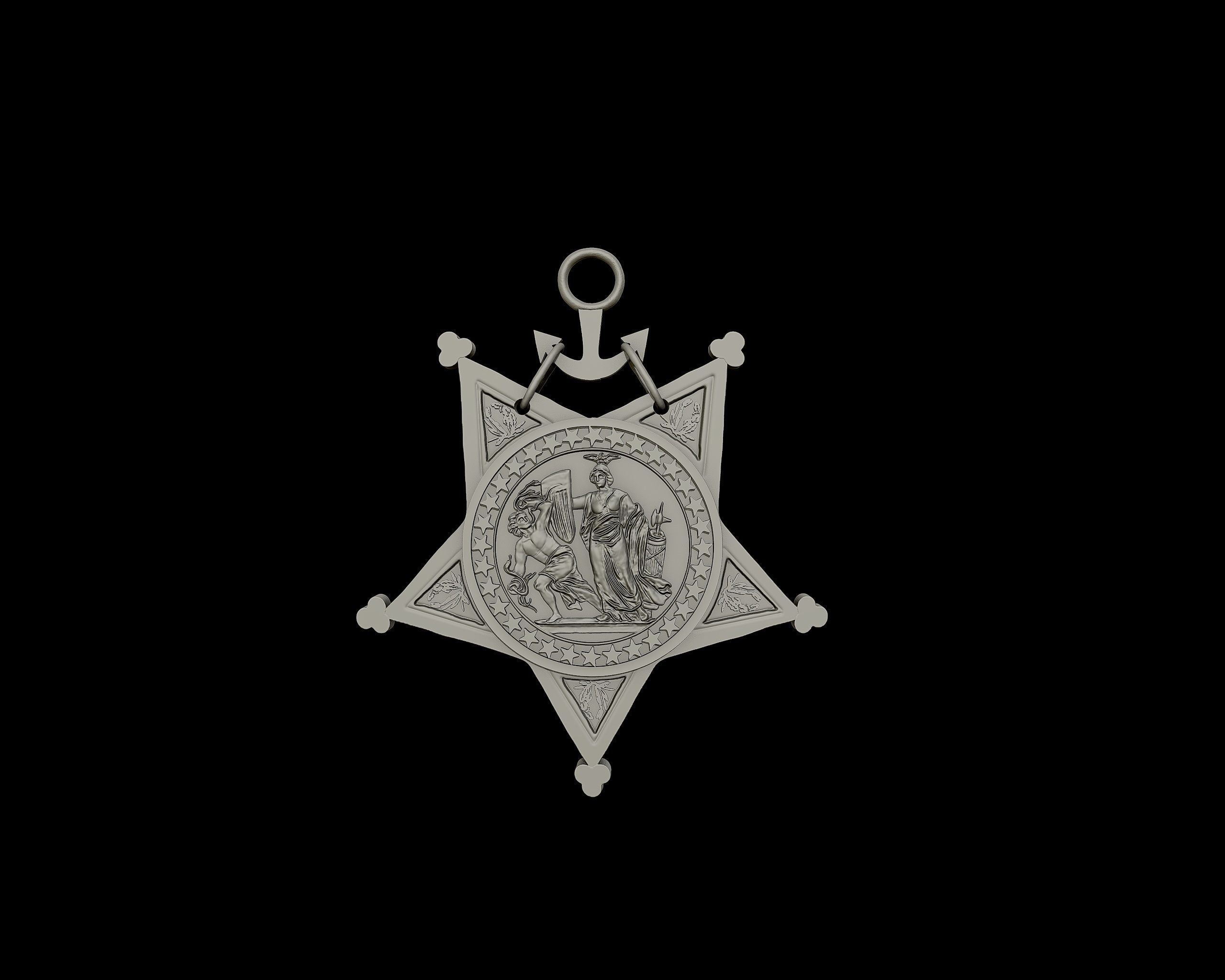 Navy Medal of Honor  3D print model_6