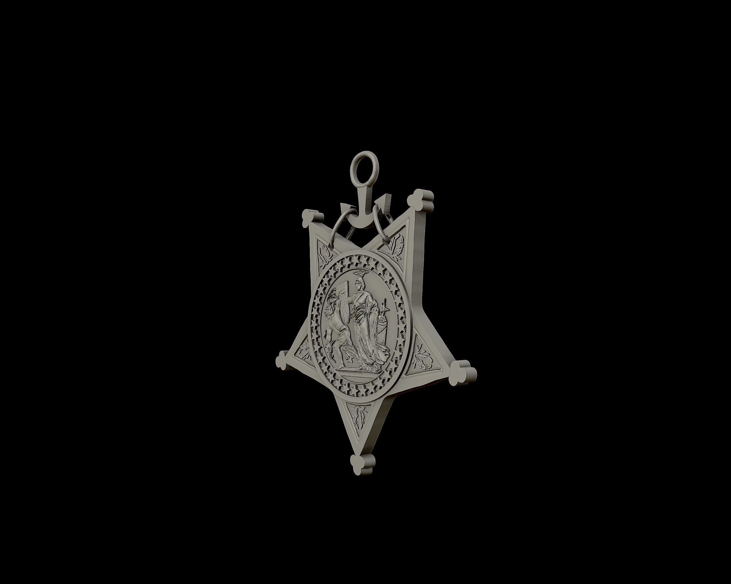 Navy Medal of Honor  3D print model_9