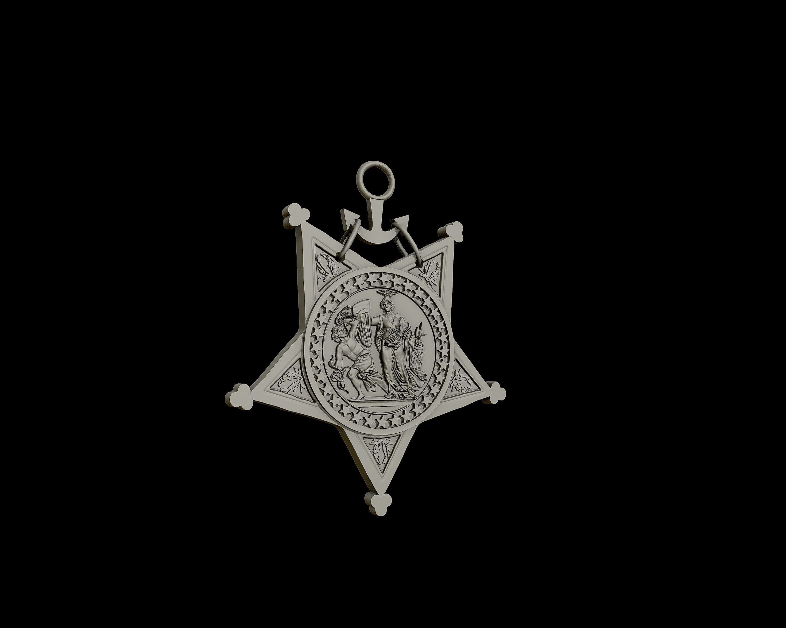 Navy Medal of Honor  3D print model_14