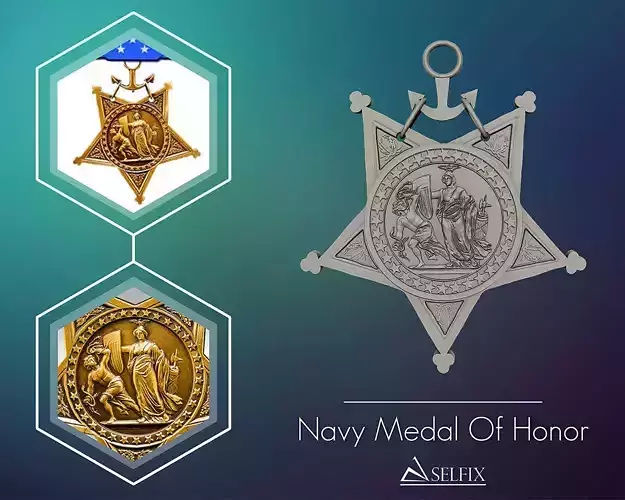 Navy Medal of Honor  3D print model