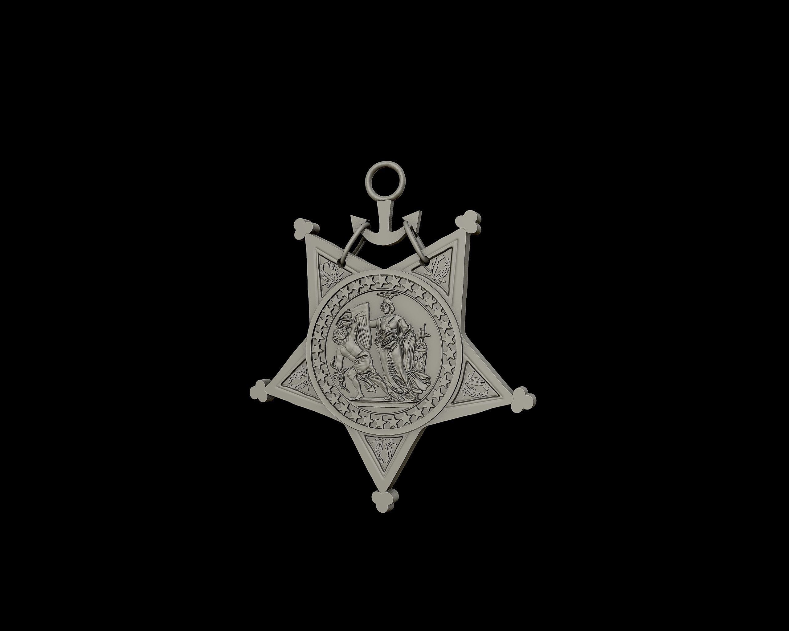 Navy Medal of Honor  3D print model_7