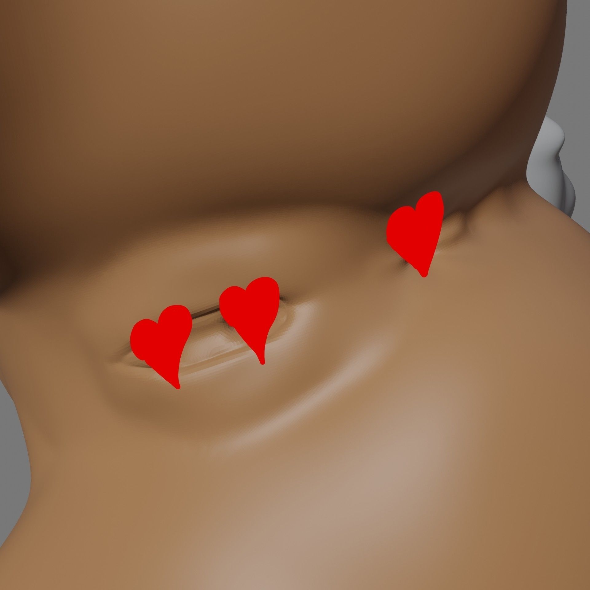 Bunny ass - 3d model exercise Free 3D print model_4