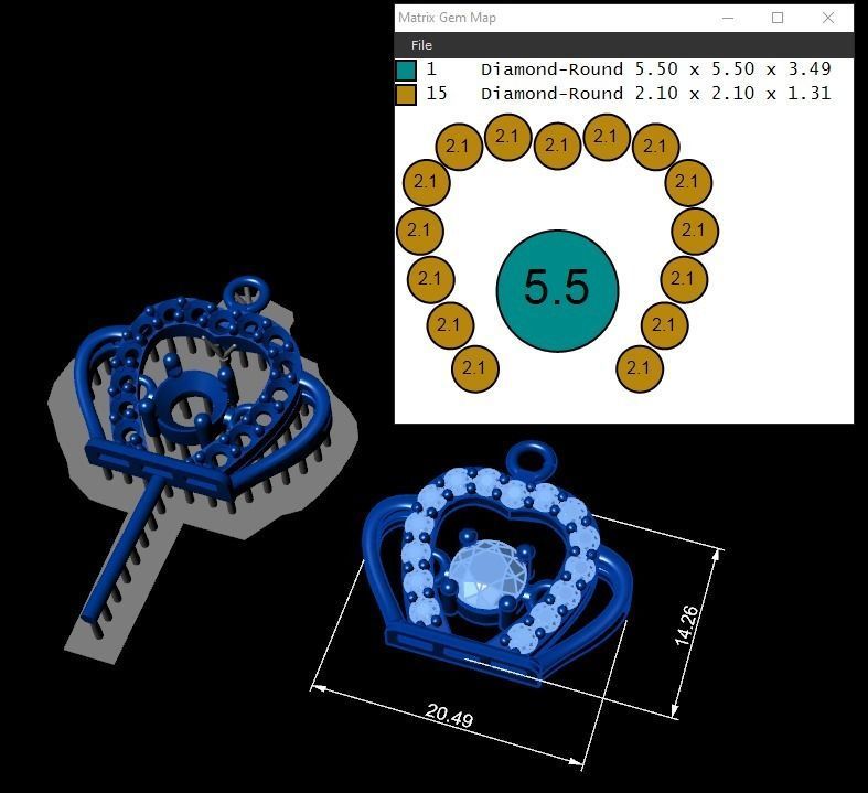 Crown 3D 3D print model_2