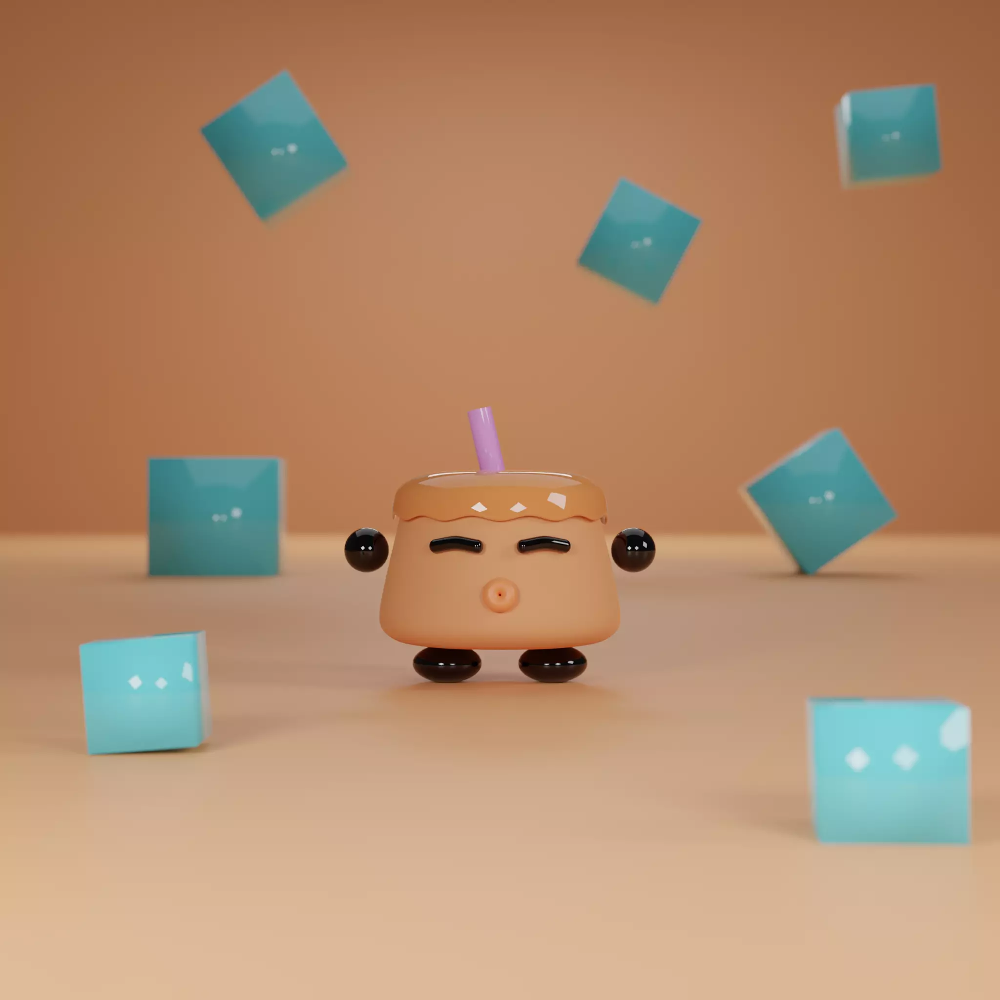 Tea jelly3D 3D model_0