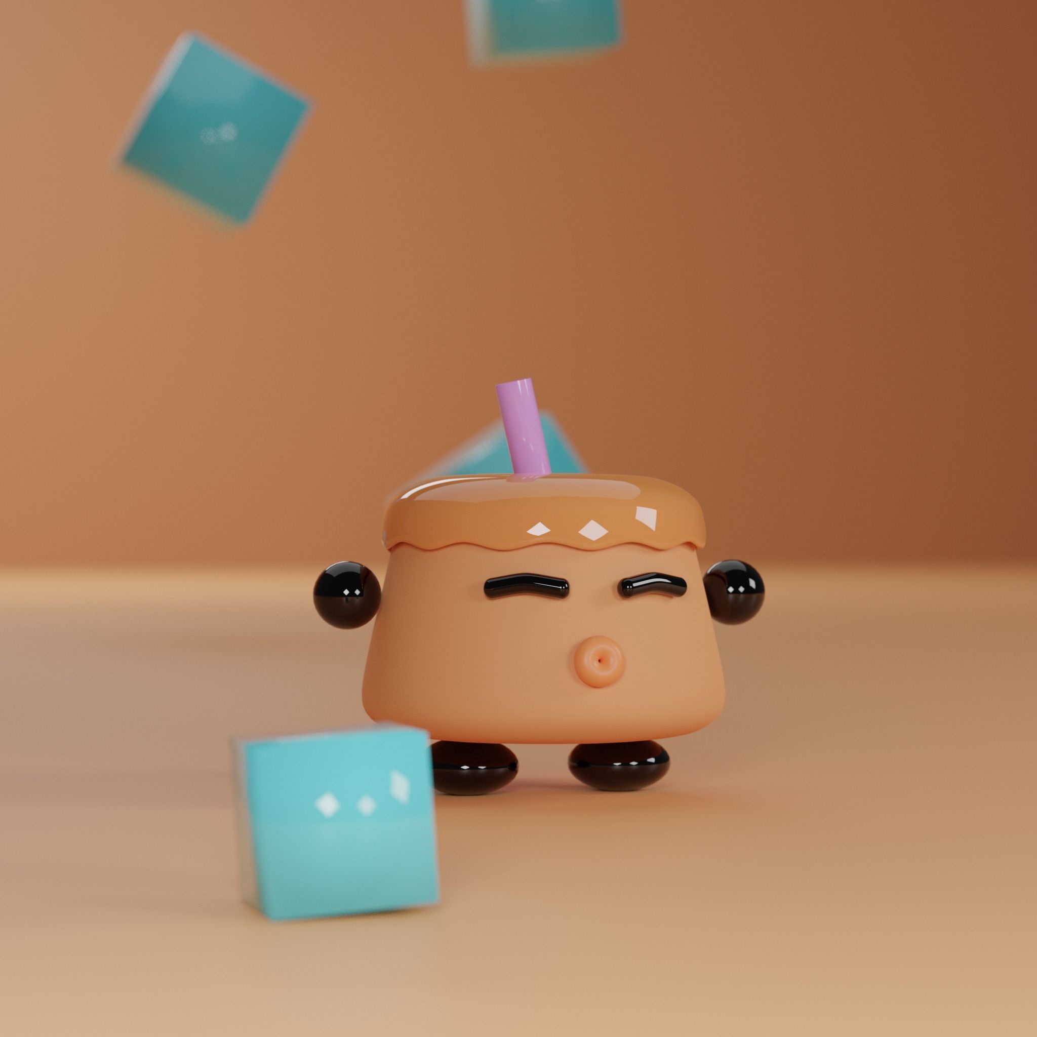 Tea jelly3D 3D model_1