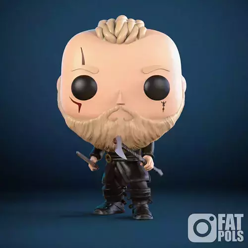 Bjorn Ironside - Custom pop - Vikings 3D print model