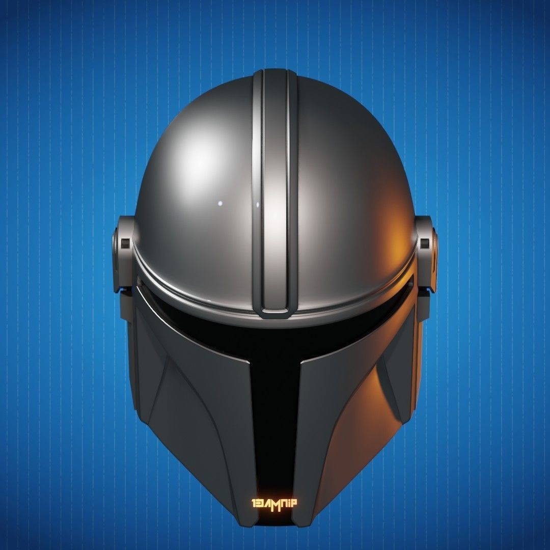 Din Djarin S1 Helmet 3D print model_3