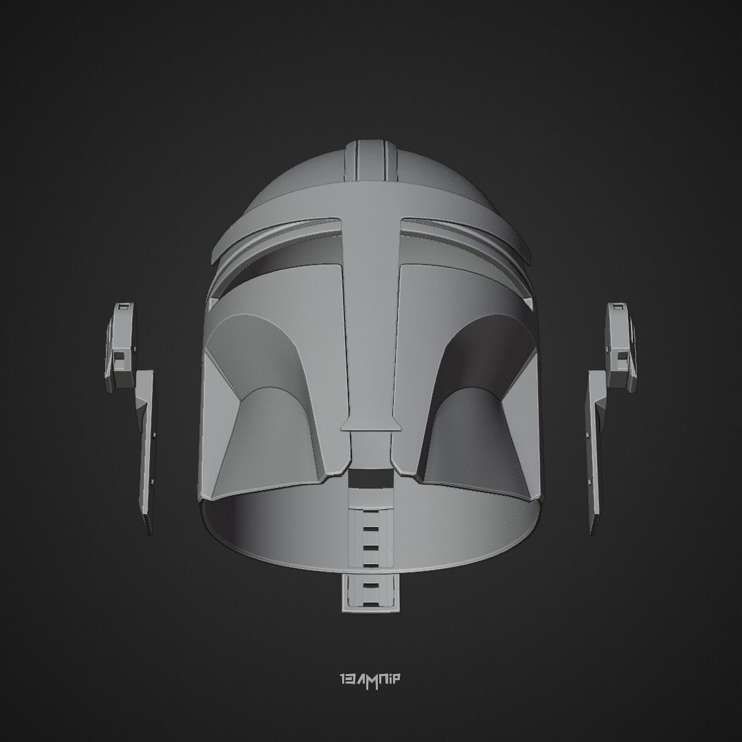 Din Djarin S1 Helmet 3D print model_18