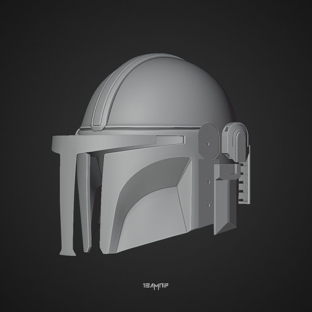 Din Djarin S1 Helmet 3D print model_22