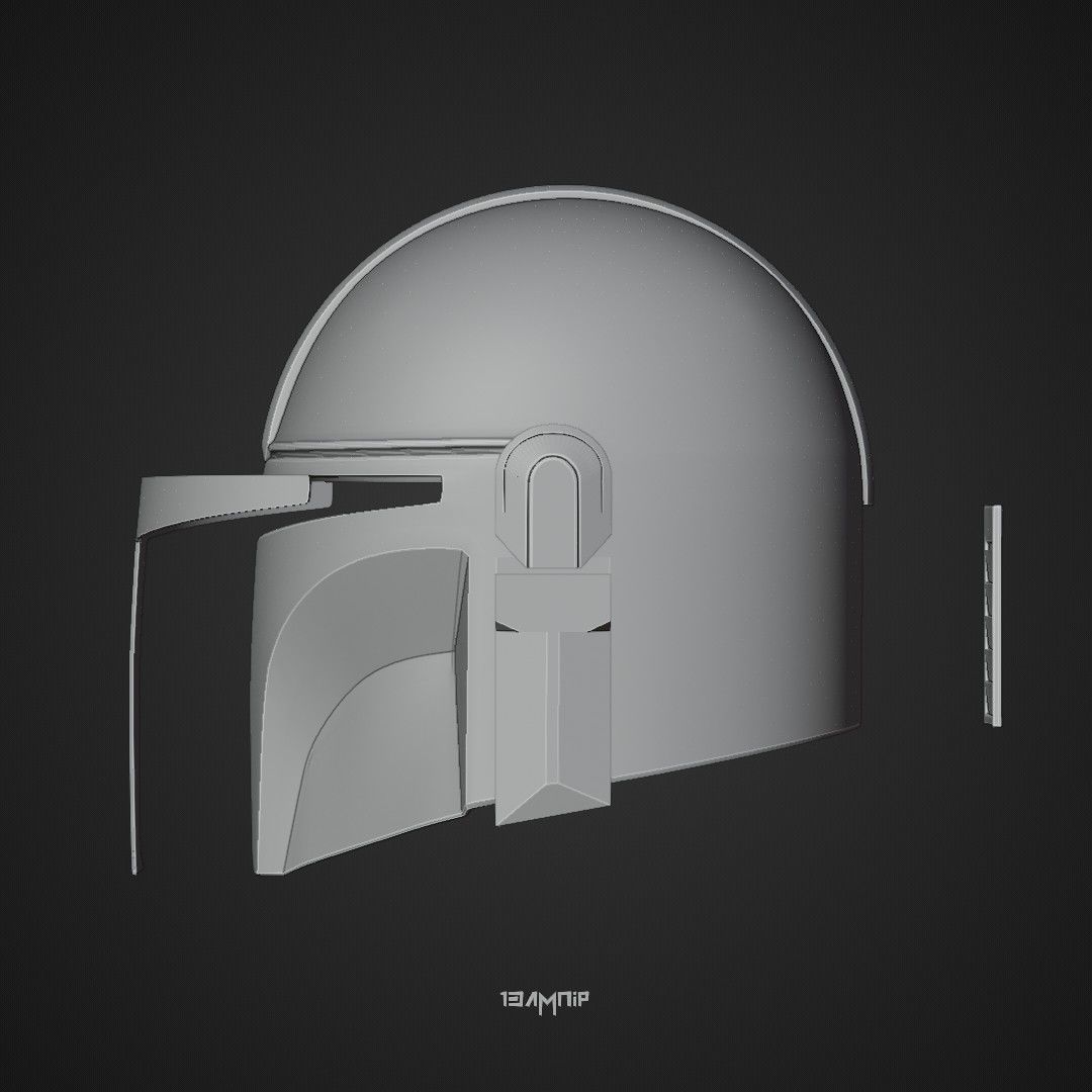 Din Djarin S1 Helmet 3D print model_23