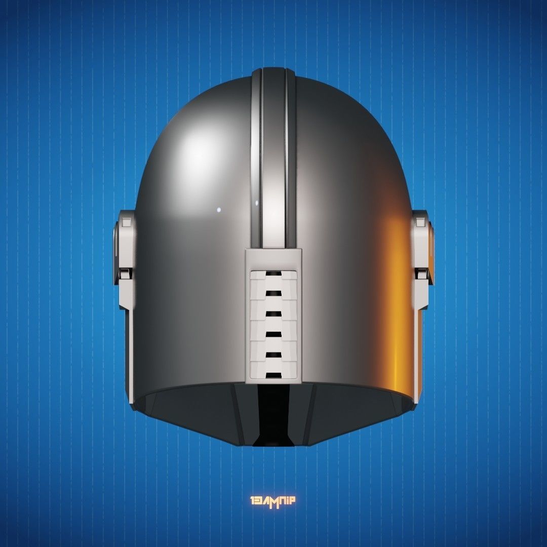 Din Djarin S1 Helmet 3D print model_12