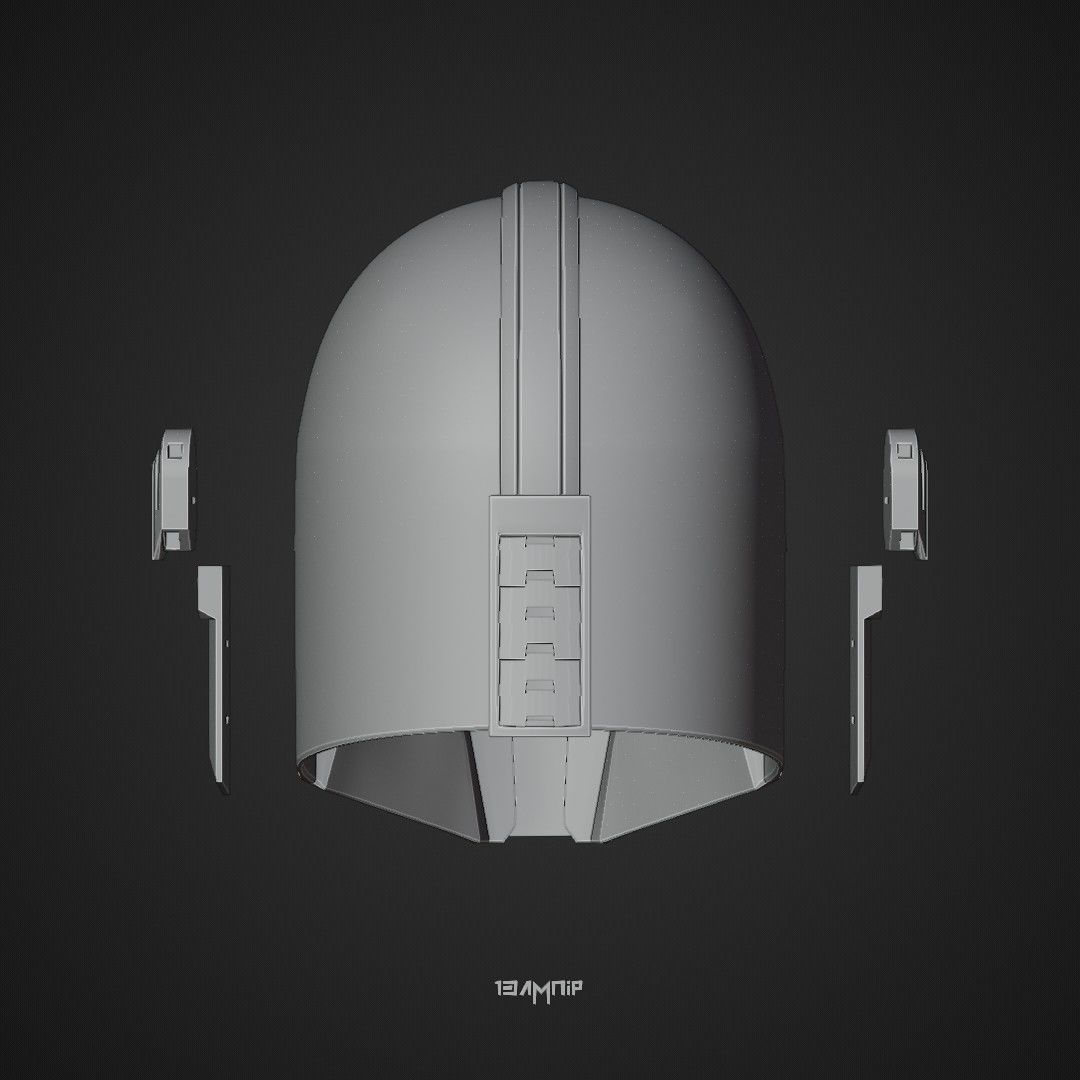 Din Djarin S1 Helmet 3D print model_24