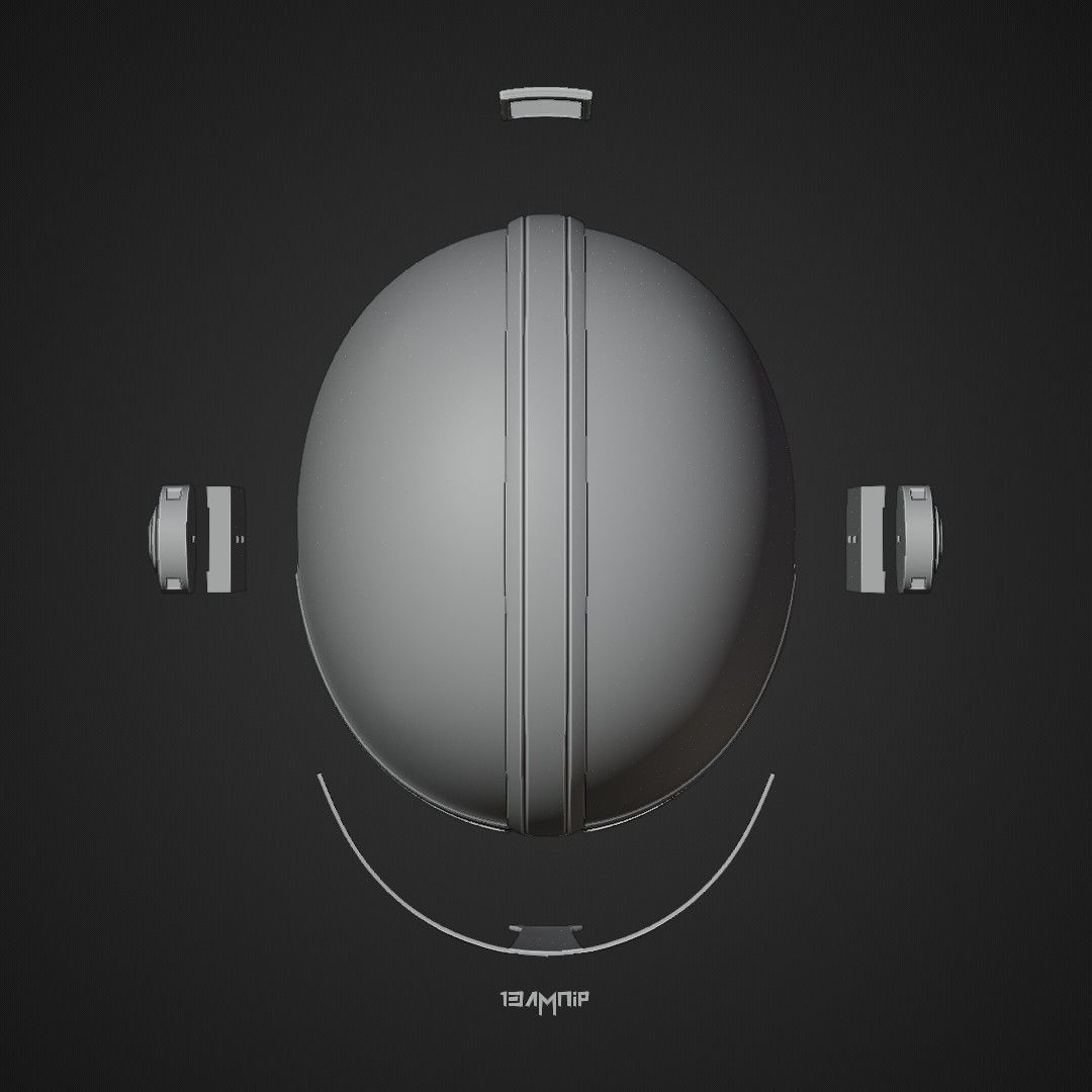 Din Djarin S1 Helmet 3D print model_19