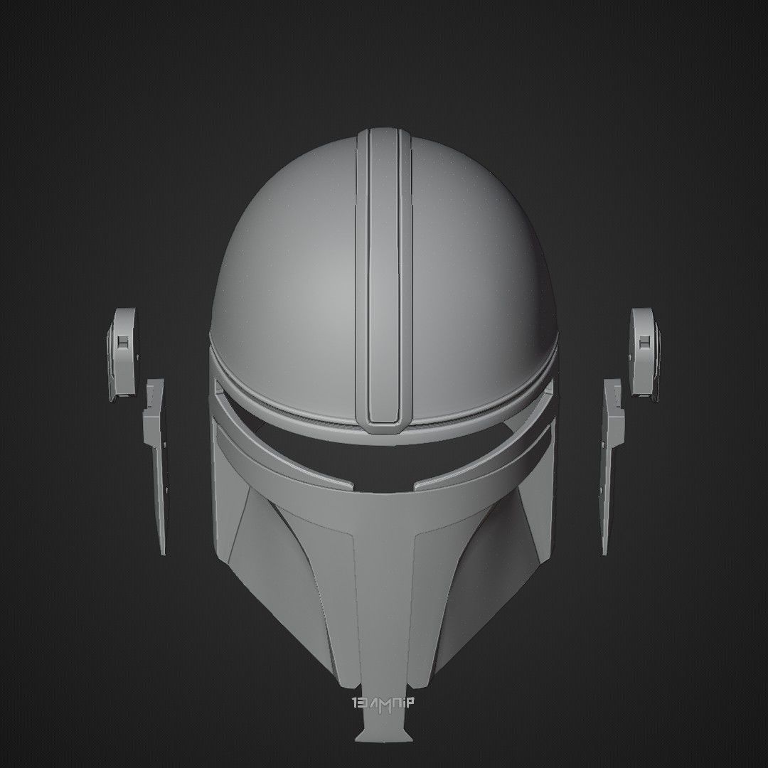 Din Djarin S1 Helmet 3D print model_17