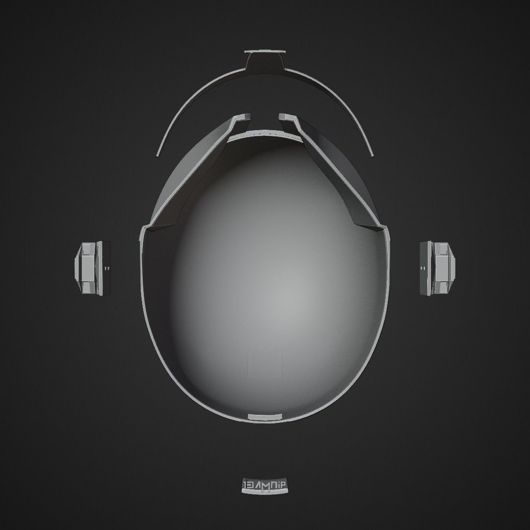 Din Djarin S1 Helmet 3D print model_21