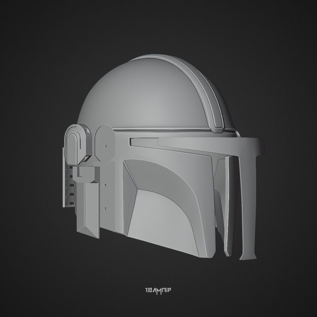 Din Djarin S1 Helmet 3D print model_27