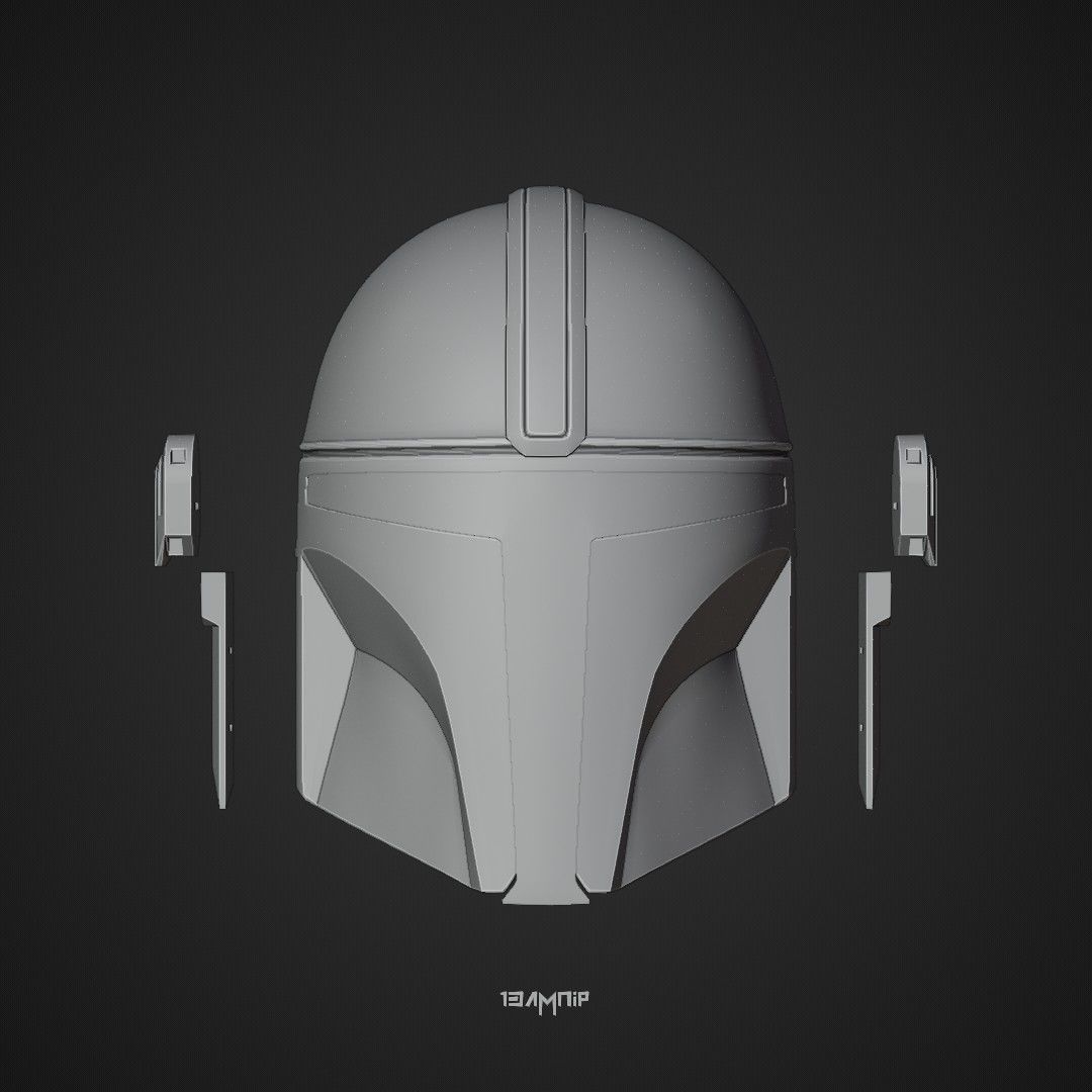 Din Djarin S1 Helmet 3D print model_16