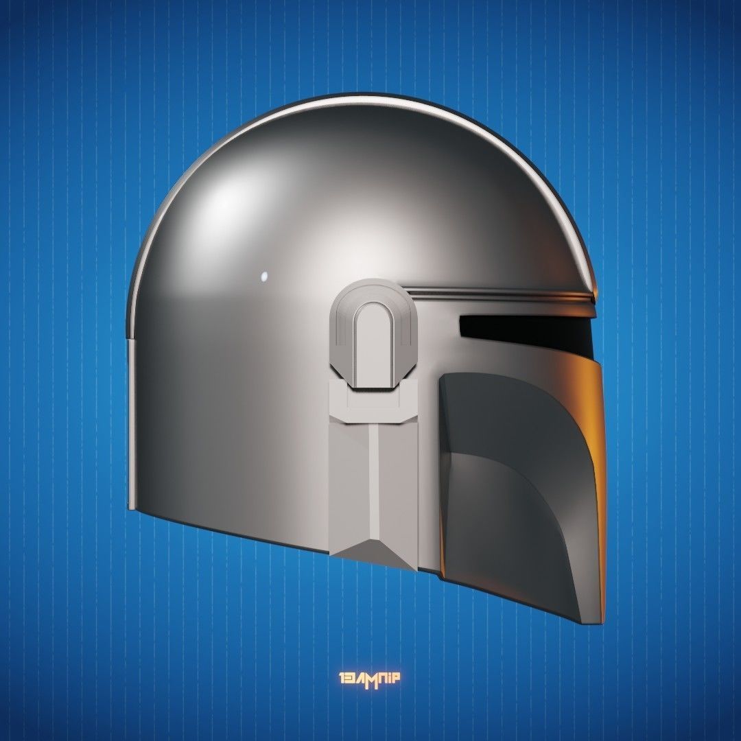 Din Djarin S1 Helmet 3D print model_14