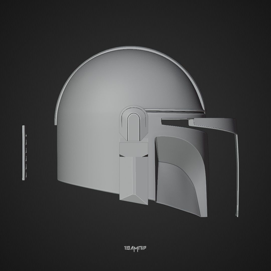 Din Djarin S1 Helmet 3D print model_26