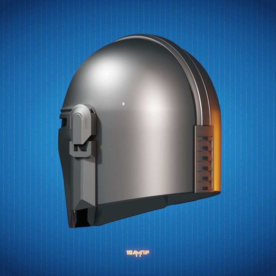 Din Djarin S1 Helmet 3D print model_11
