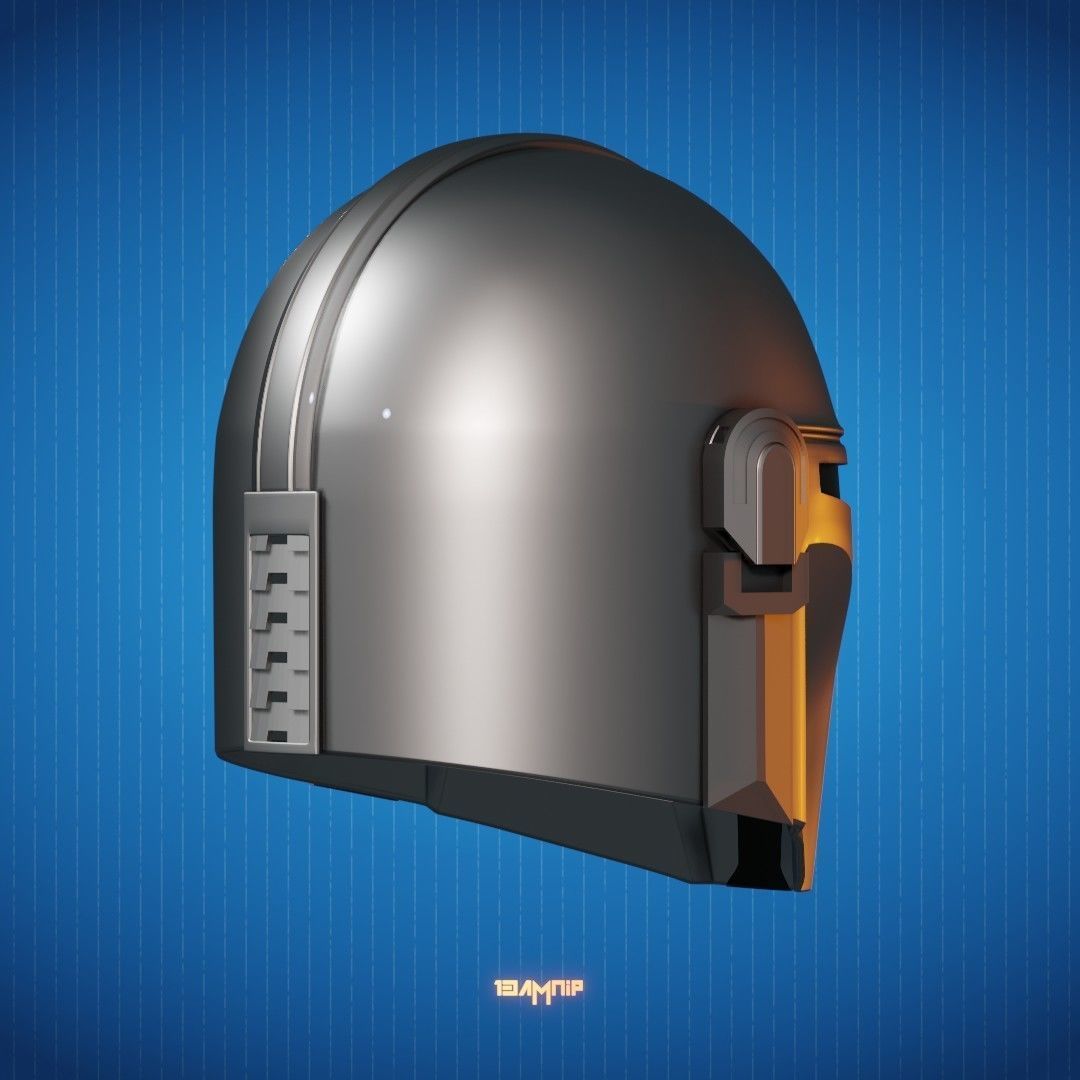 Din Djarin S1 Helmet 3D print model_13