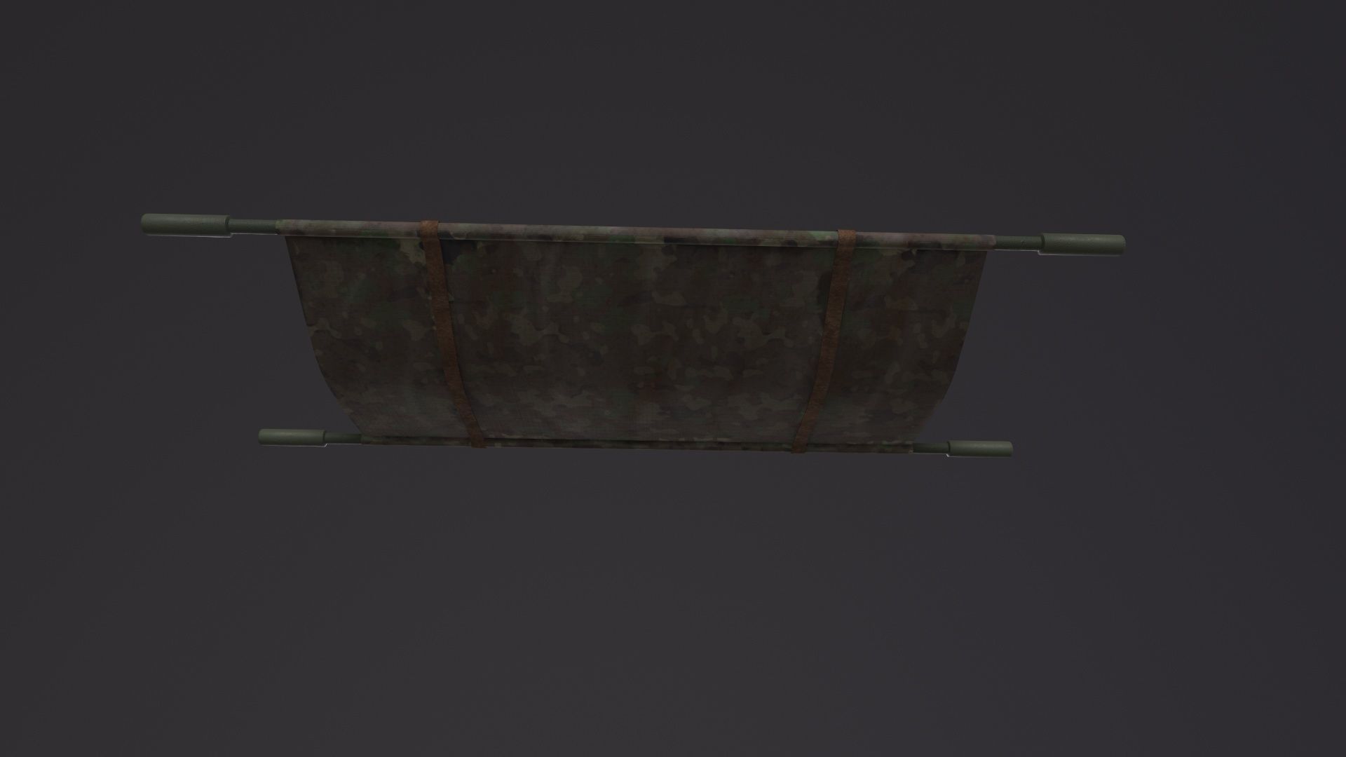 Military Stretcher 3D Model Low-poly 3D model_5