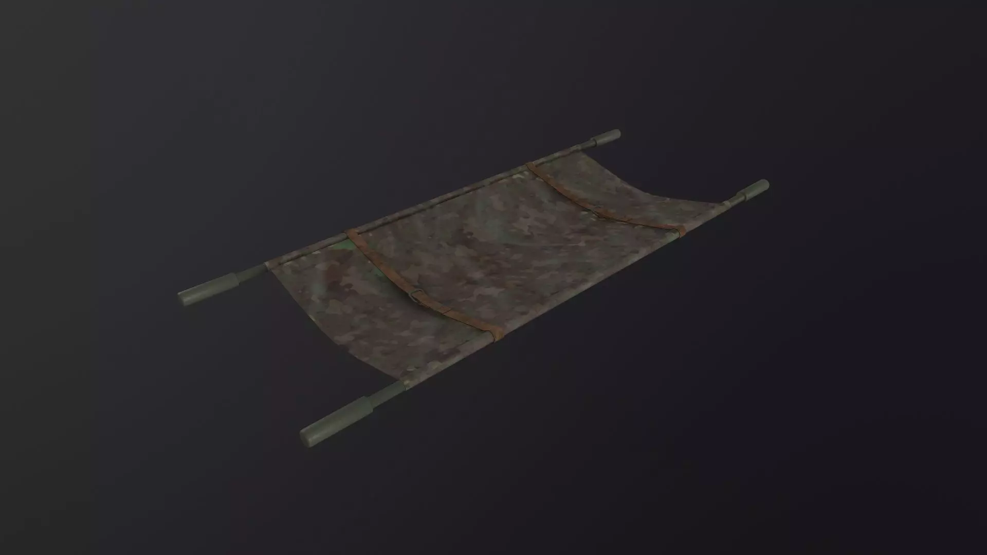 Military Stretcher 3D Model Low-poly 3D model_0