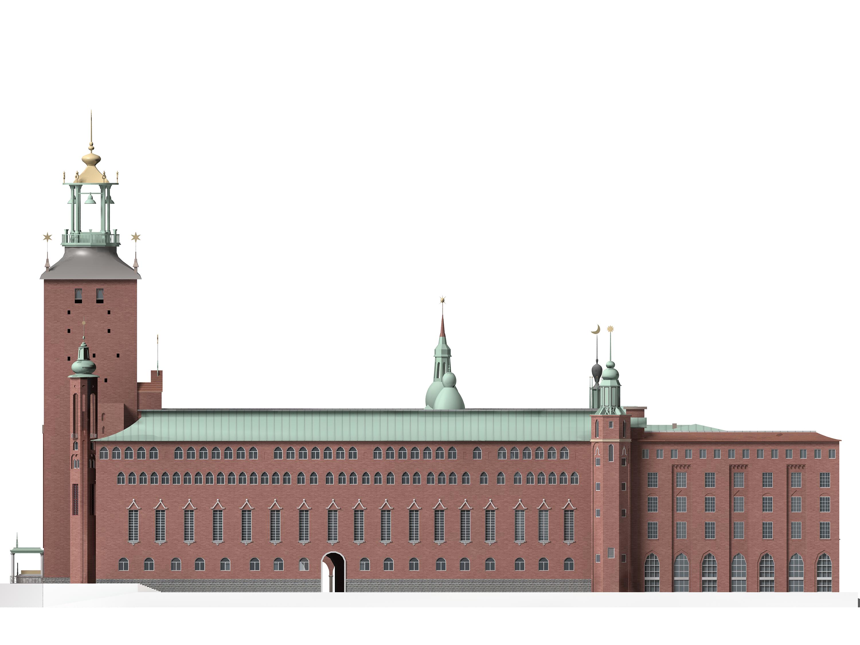 Stockholm City Hall 3D model_6