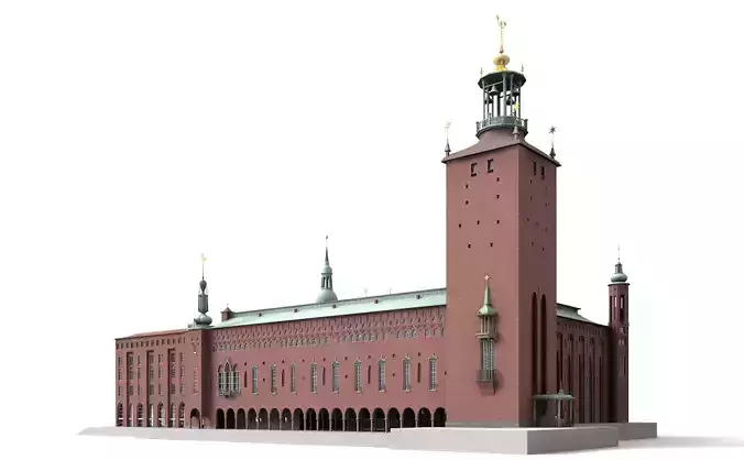 Stockholm City Hall 3D model