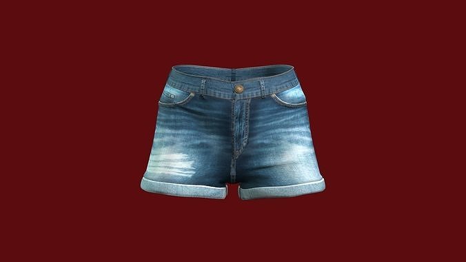 Short Jean 3D model
