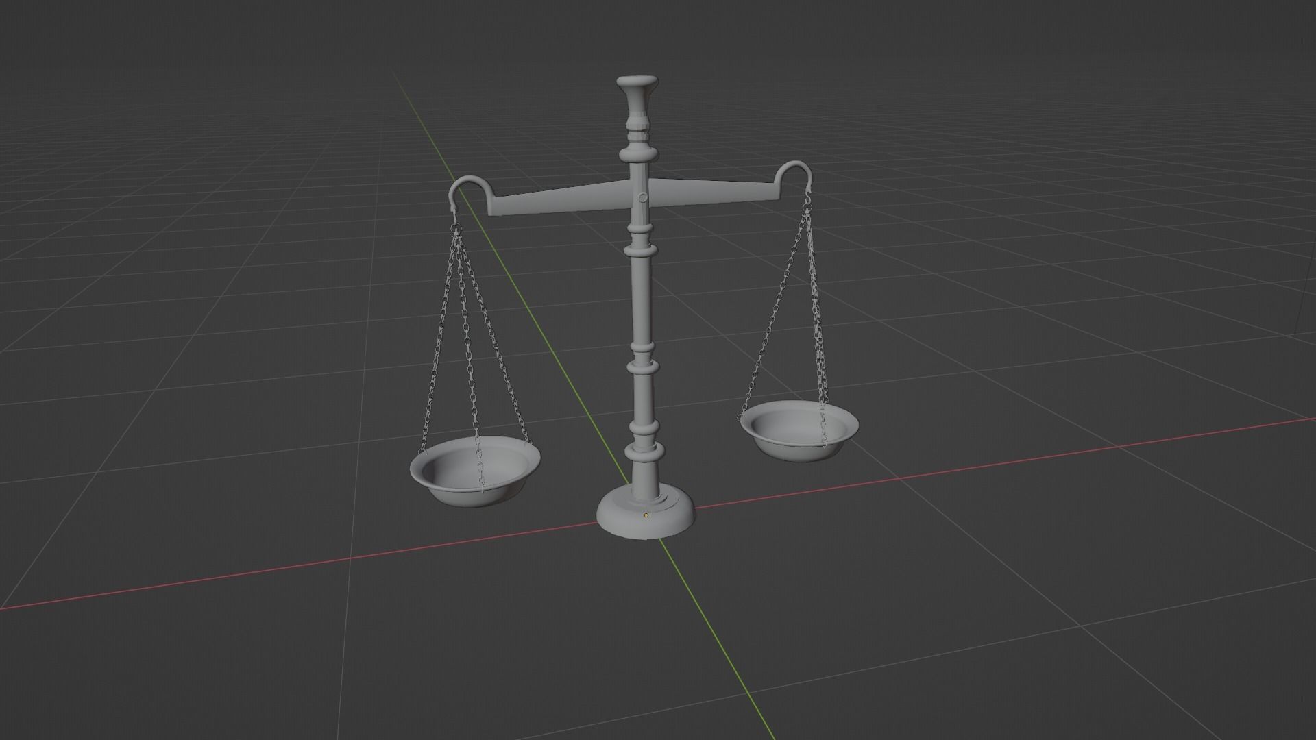 WEIGHING SCALE - TARAJU Low-poly 3D model_7