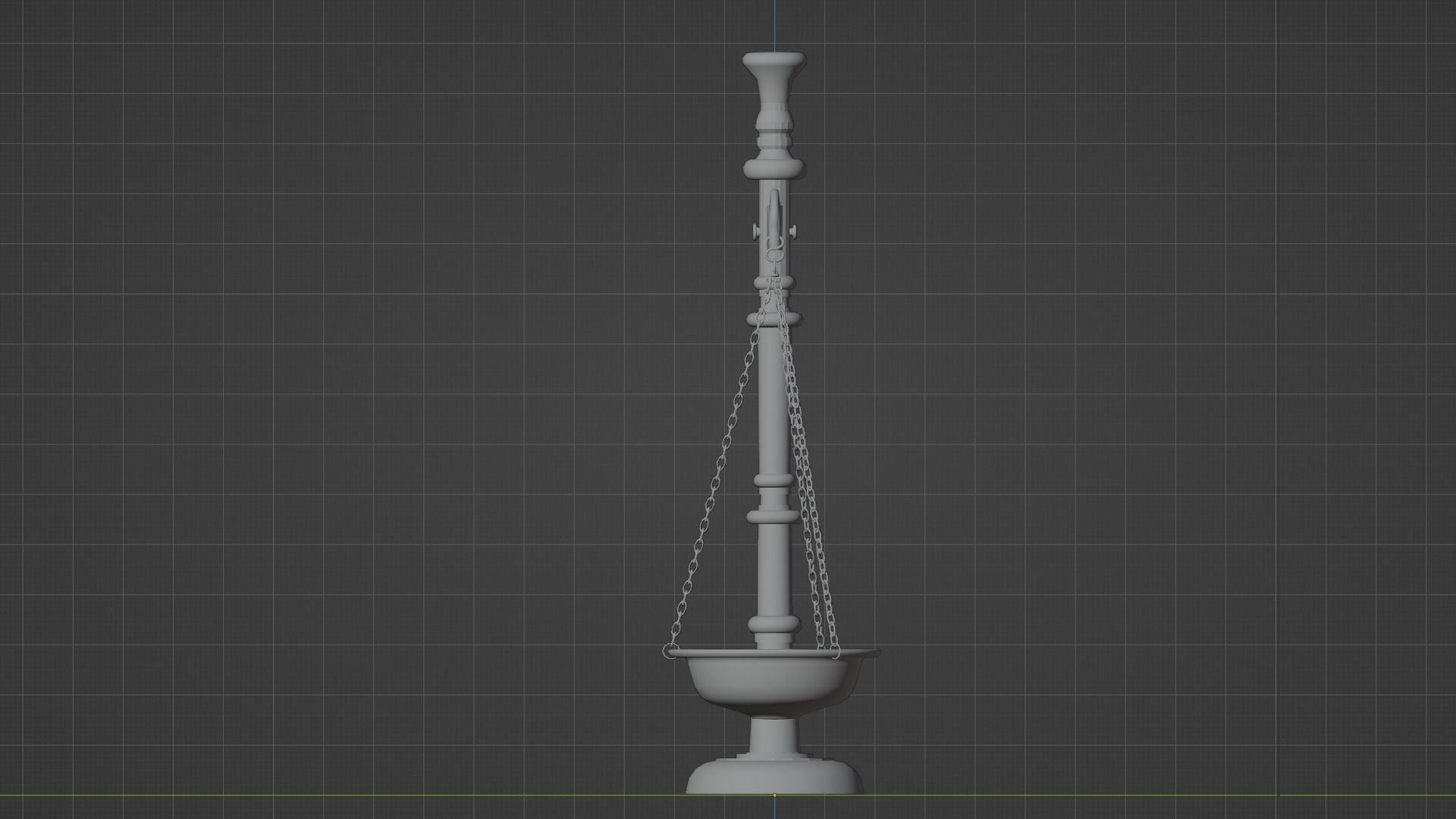 WEIGHING SCALE - TARAJU Low-poly 3D model_16