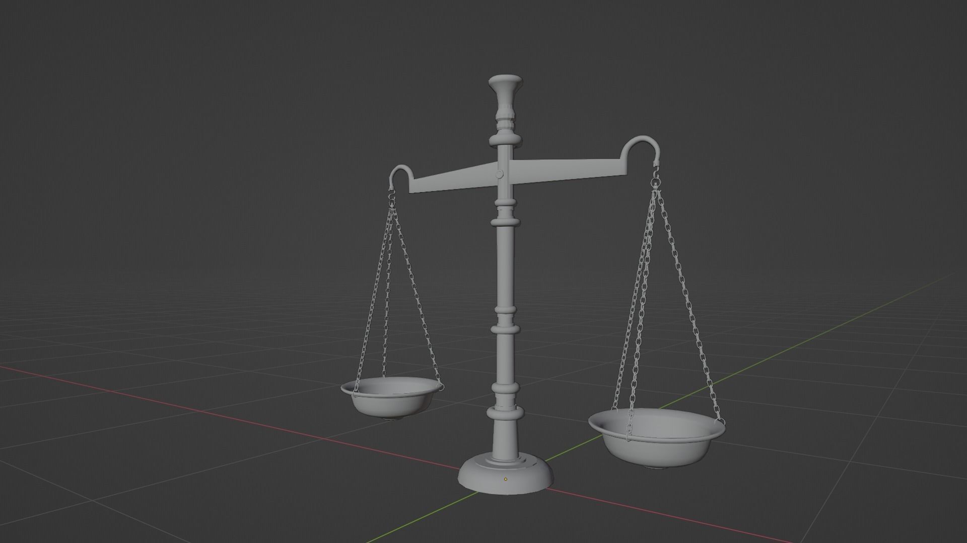 WEIGHING SCALE - TARAJU Low-poly 3D model_10
