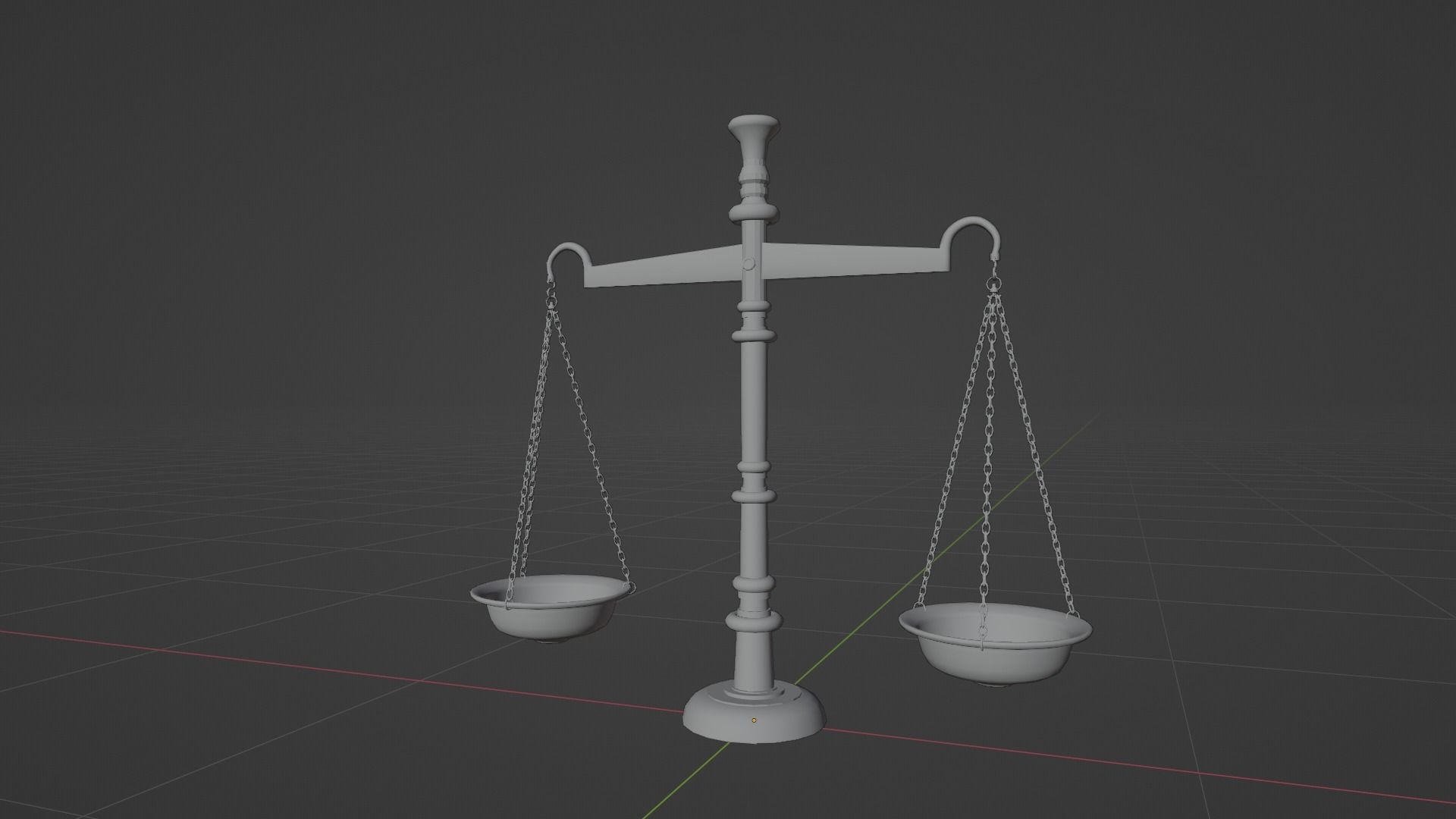 WEIGHING SCALE - TARAJU Low-poly 3D model_11