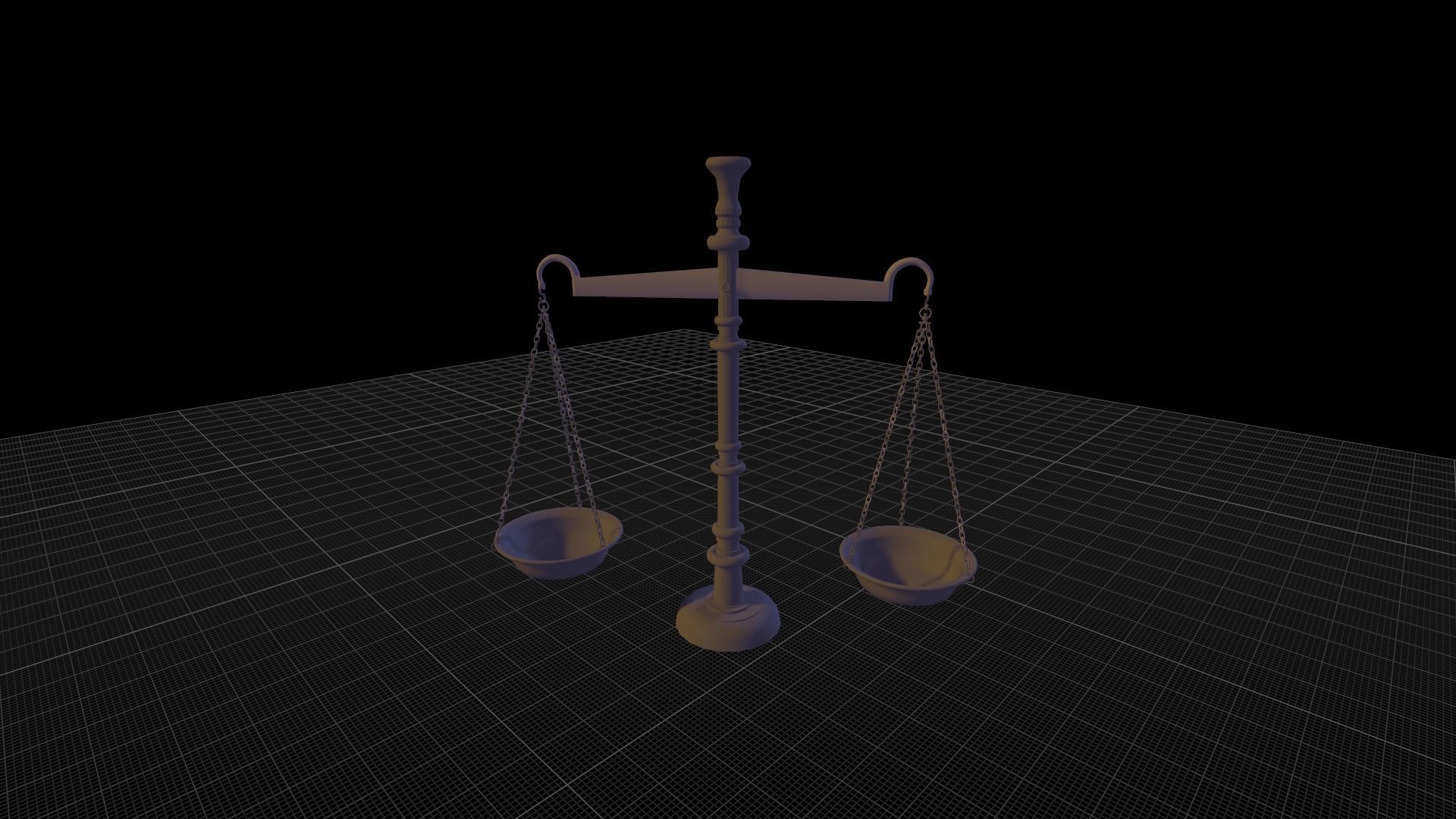 WEIGHING SCALE - TARAJU Low-poly 3D model_3