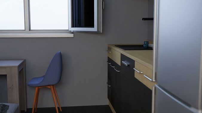 Small apartment Free 3D model