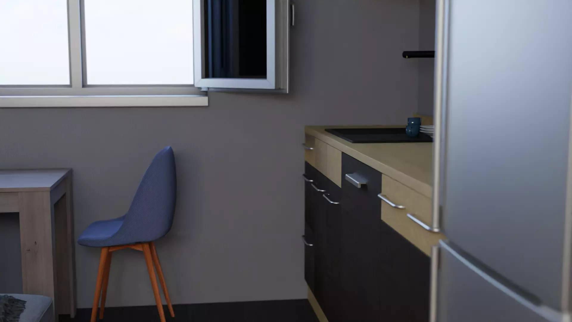 Small apartment Free 3D model