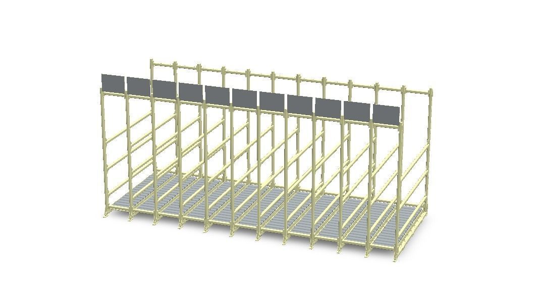 Roller Storage Station 3D model_5
